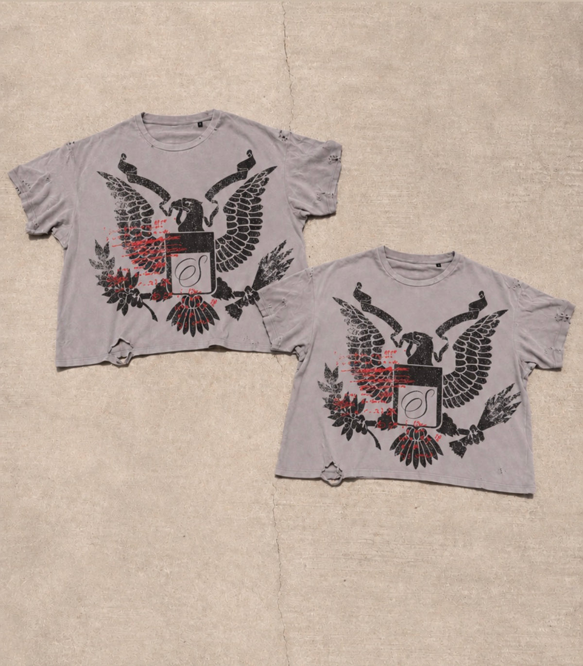 Distressed Eagle Graphic Tee