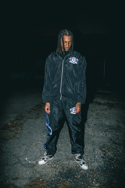 Black and White Nylon “Scaype” Windbreaker Set (Bundle Deal)