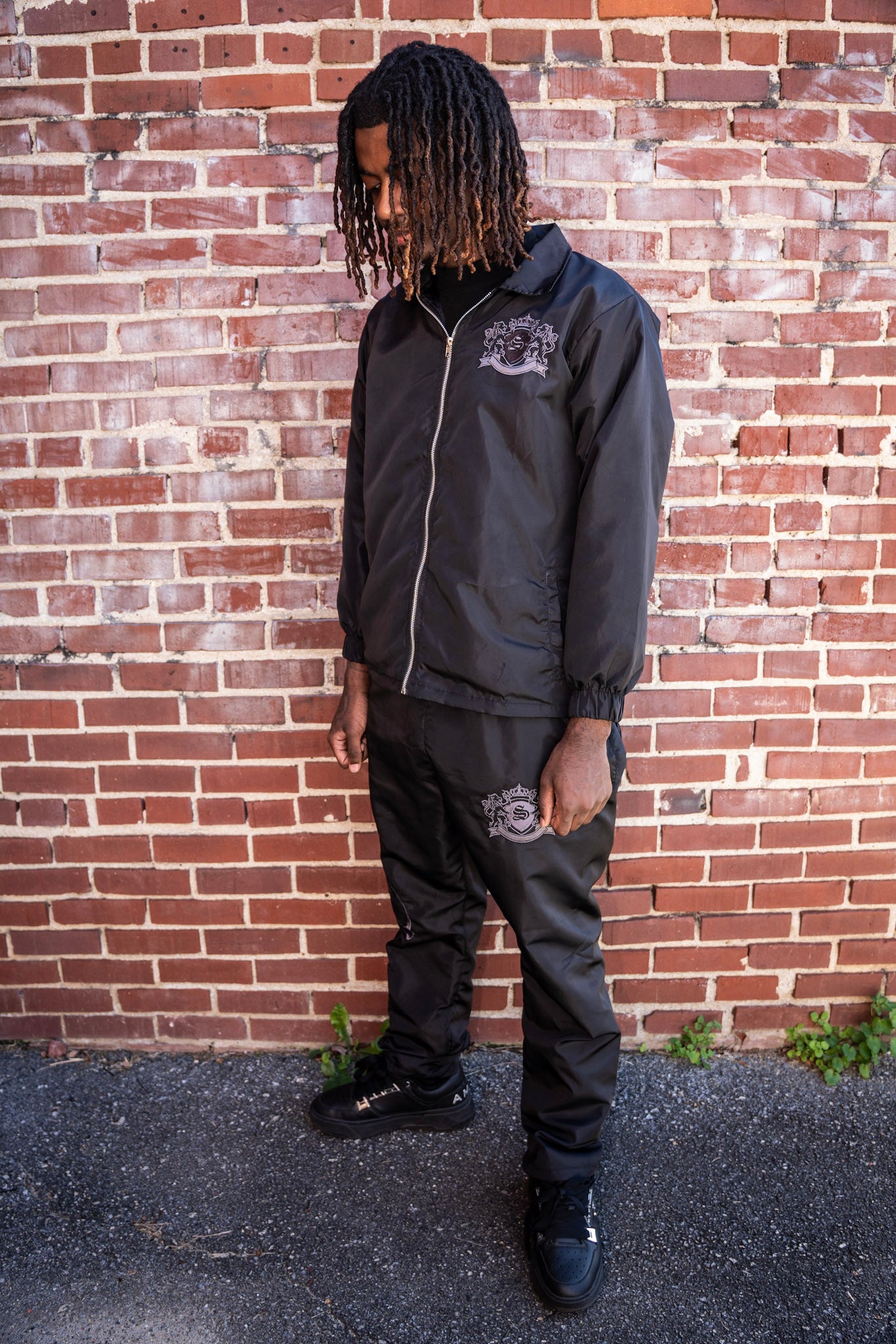 Black “Scaype” Embroidered Set (Bundle Deal)