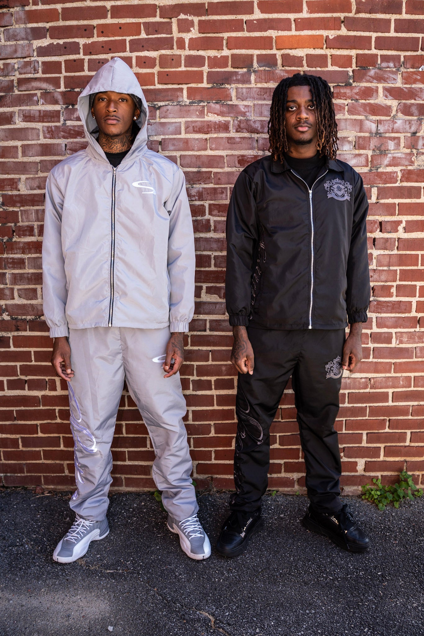 Black Scaype Embroidered Set