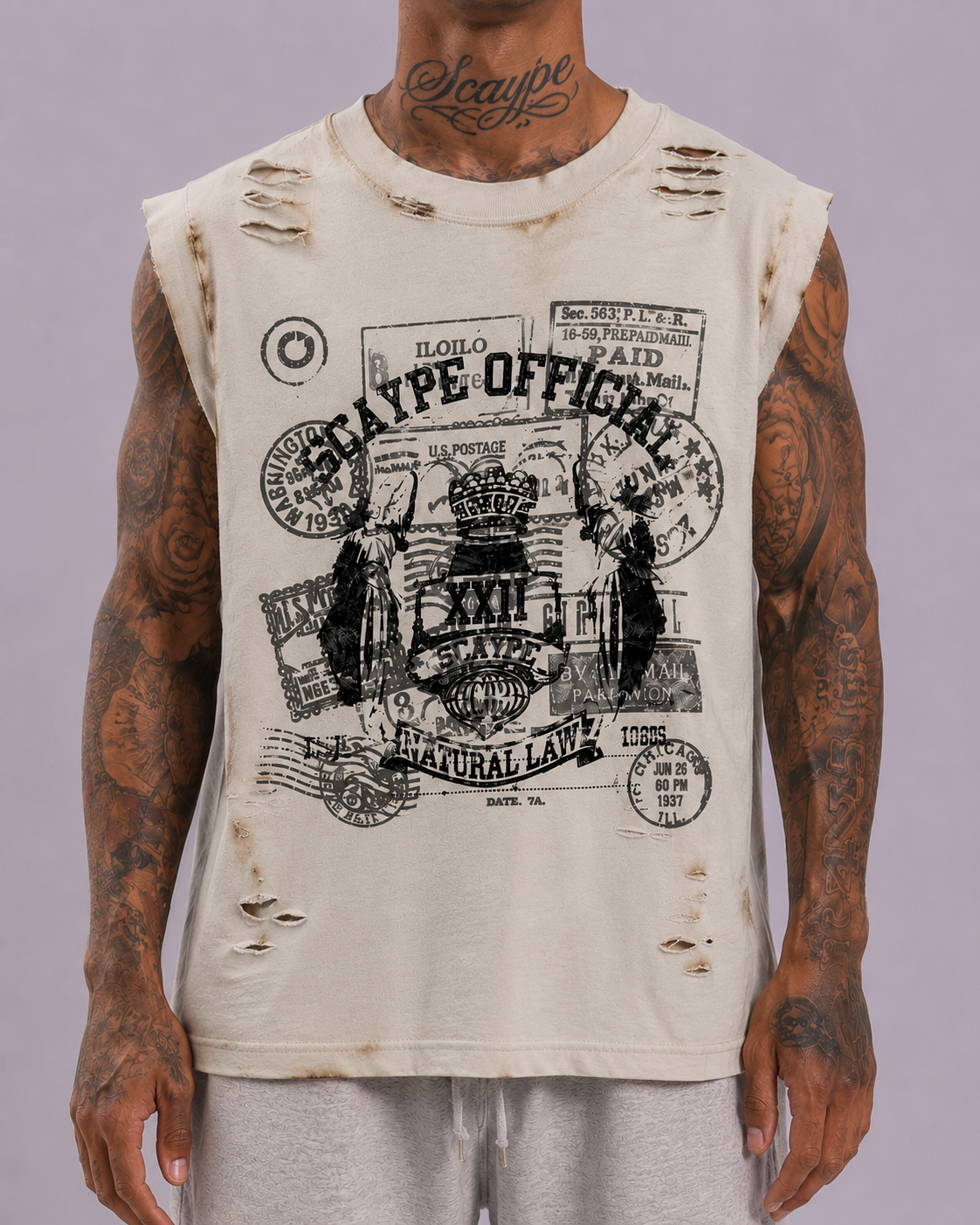 Scaype Sleeveless “Presi” Tee