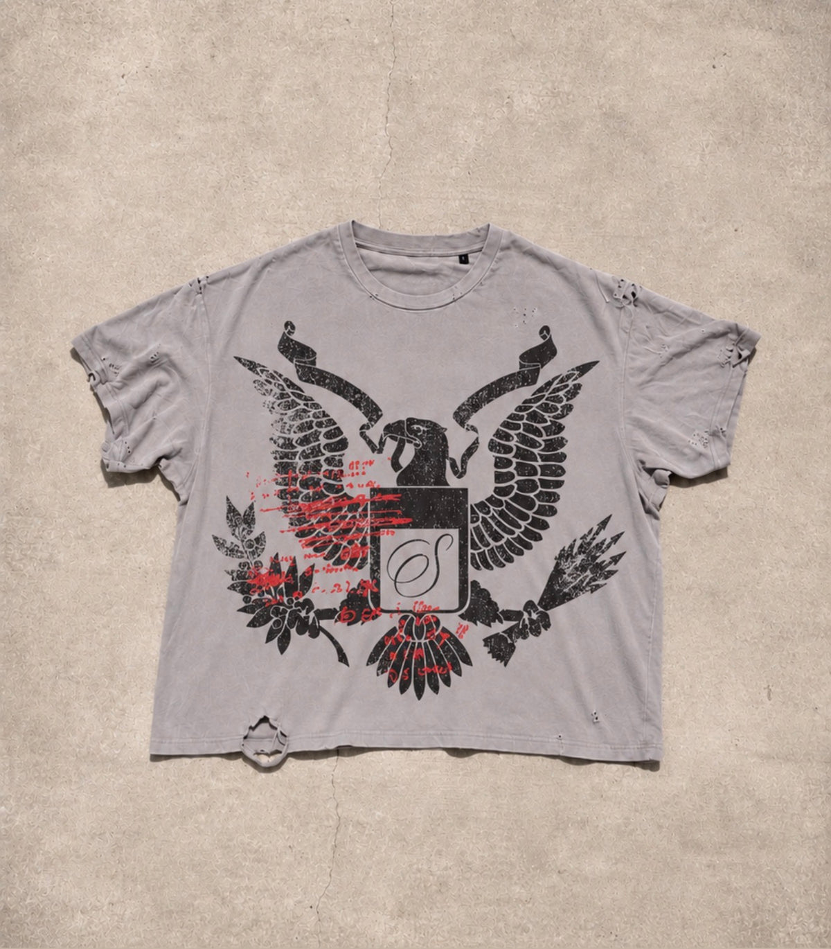 Distressed Eagle Graphic Tee